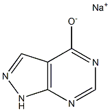 Sodium 1H-pyrazolo[3,4-d]pyrimidine-4-olate Struktur