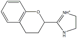 2-(Chroman-2-yl)-4,5-dihydro-imidazolium Struktur