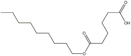 Adipic acid hydrogen 1-nonyl ester Struktur