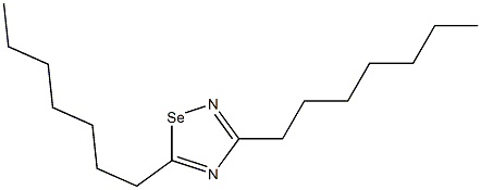 3,5-Bis(heptyl)-1,2,4-selenadiazole Struktur