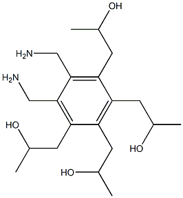 (Monotetra)-2-hydroxypropylxylylenediamine Struktur