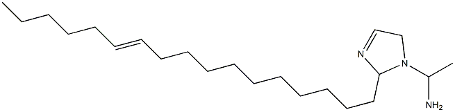 1-(1-Aminoethyl)-2-(11-heptadecenyl)-3-imidazoline Struktur