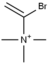 (1-Bromovinyl)trimethylaminium Struktur