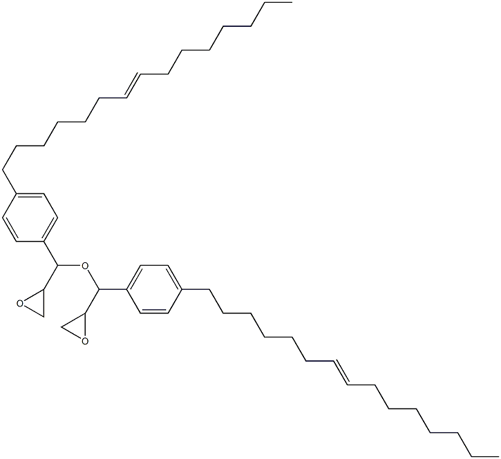 4-(7-Pentadecenyl)phenylglycidyl ether Struktur