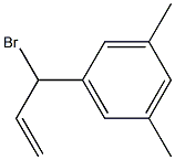 1-(1-Bromoallyl)-3,5-dimethylbenzene Struktur