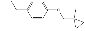 4-(2-Propenyl)phenyl 2-methylglycidyl ether Struktur