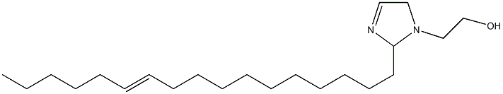 2-(11-Heptadecenyl)-3-imidazoline-1-ethanol Struktur