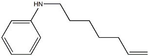 N-(6-Heptenyl)aniline Struktur