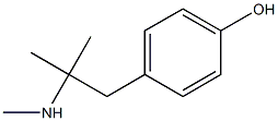 4-[2-Methyl-2-(methylamino)propyl]phenol Struktur