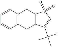 3a,4,9,9a-Tetrahydro-3-tert-butylnaphtho[2,3-b]thiophene 1,1-dioxide Struktur