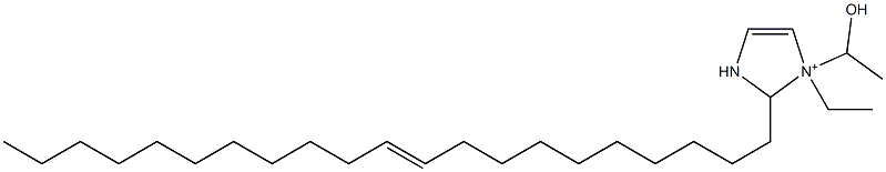 1-Ethyl-2-(10-henicosenyl)-1-(1-hydroxyethyl)-4-imidazoline-1-ium Struktur