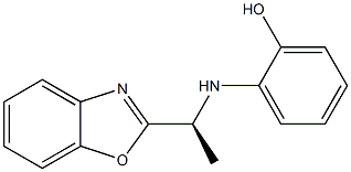 2-[(S)-1-(2-Hydroxyphenylamino)ethyl]benzoxazole Struktur