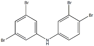 3,4-Dibromophenyl 3,5-dibromophenylamine Struktur