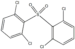 Bis(2,6-dichlorophenyl) sulfone Struktur