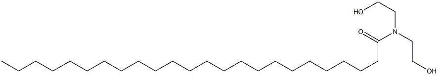 N,N-Bis(2-hydroxyethyl)tetracosanamide Struktur