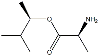 (R)-2-Aminopropanoic acid (S)-1,2-dimethylpropyl ester Struktur