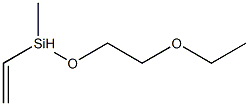 Ethenyl(2-ethoxyethoxy)(methyl)silane Struktur