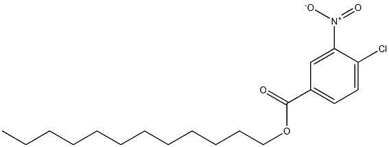 3-Nitro-4-chlorobenzoic acid lauryl ester Struktur