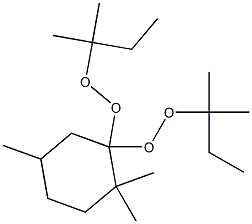 2,2,5-Trimethyl-1,1-bis(tert-pentylperoxy)cyclohexane Struktur