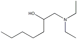 1-Diethylamino-2-heptanol Struktur