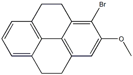 1-Bromo-2-methoxy-4,5,9,10-tetrahydropyrene Struktur