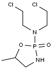 2-[Bis(2-chloroethyl)amino]-5-methyl-1,3,2-oxazaphospholidine 2-oxide Struktur