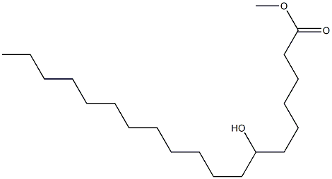 7-Hydroxynonadecanoic acid methyl ester Struktur