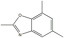 2,5,7-Trimethylbenzoxazole Struktur