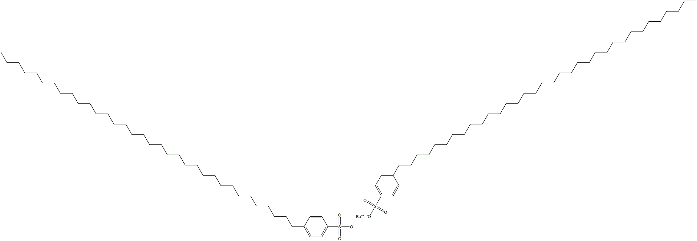 Bis[4-(tetratriacontan-1-yl)benzenesulfonic acid]barium salt Struktur