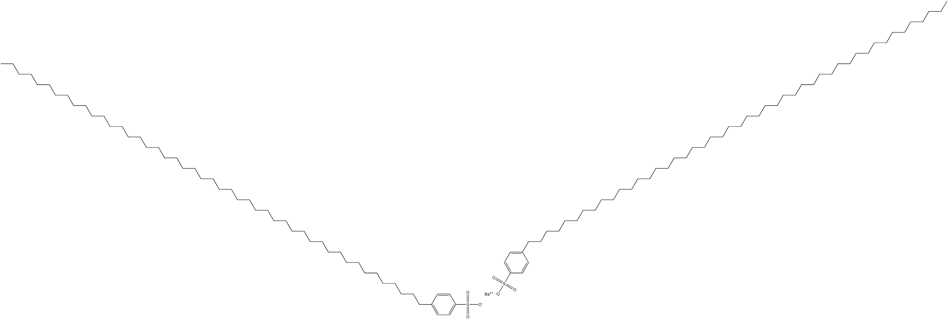 Bis[4-(heptatetracontan-1-yl)benzenesulfonic acid]barium salt Struktur