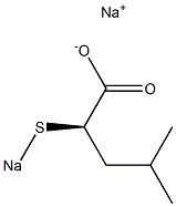 [R,(-)]-4-Methyl-2-(sodiothio)valeric acid sodium salt Struktur