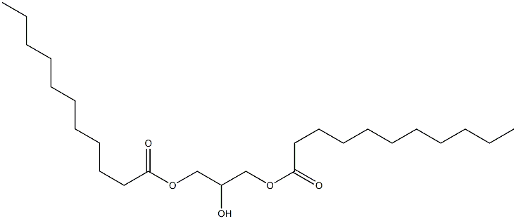 Glycerol 1,3-diundecanoate Struktur