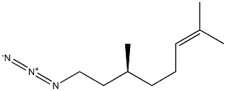 (S)-3,7-Dimethyl-6-octen-1-yl azide Struktur