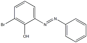 3-Bromo-2-hydroxyazobenzene Struktur