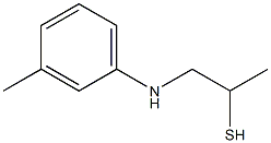 1-[(3-Methylphenyl)amino]propane-2-thiol Struktur