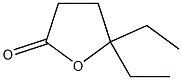 5,5-Diethyltetrahydrofuran-2-one Struktur