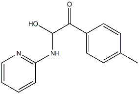 2-[[2-(p-Tolyl)-1-hydroxy-2-oxoethyl]amino]pyridine Struktur