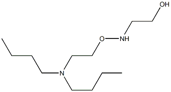 2-[[2-(Dibutylamino)ethoxy]amino]ethanol Struktur