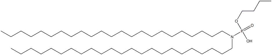 N,N-Ditricosylamidophosphoric acid hydrogen butyl ester Struktur