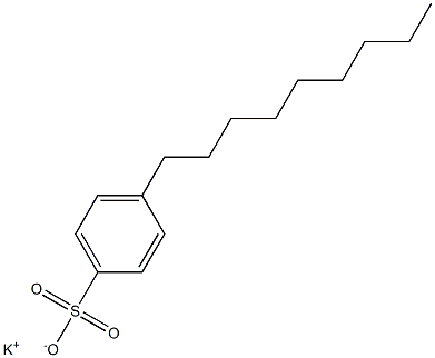 4-Nonylbenzenesulfonic acid potassium salt Struktur