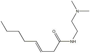 N-[2-(Dimethylamino)ethyl]-3-octenamide Struktur