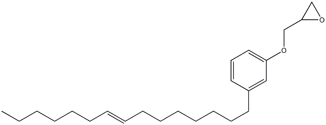 Glycidyl 3-(8-pentadecene-1-yl)phenyl ether Struktur