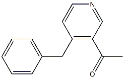 1-(4-Benzyl-3-pyridyl)ethanone Struktur