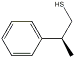 [S,(-)]-2-Phenyl-1-propanethiol Struktur