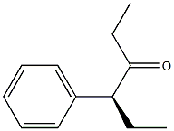 [S,(+)]-4-Phenyl-3-hexanone Struktur