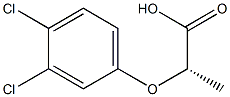 [S,(-)]-2-(3,4-Dichlorophenoxy)propionic acid Struktur