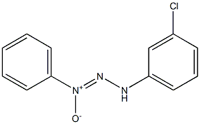 3-(3-Chlorophenyl)-1-phenyltriazene 1-oxide Struktur