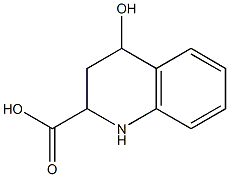 1,2,3,4-Tetrahydro-4-hydroxyquinoline-2-carboxylic acid Struktur