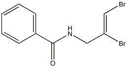 N-[(Z)-2,3-Dibromoallyl]benzamide Struktur