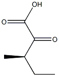 (R)-3-Methyl-2-oxopentanoic acid Struktur